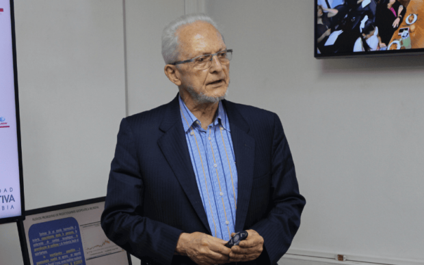 Edgar Vieira, coordinador del Grupo de Reflexión sobre Integración y Desarrollo en América Latina y Europa (GRIDALE). Fotos: Alexandra Cornejo Rodríguez 