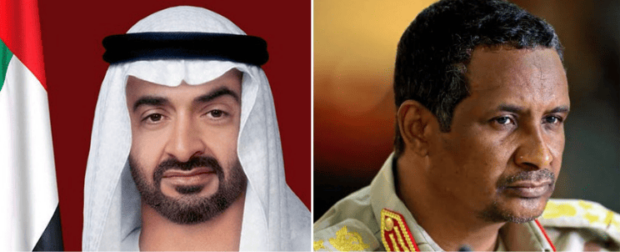 En la izquierda, Mohamed Hamdan Dagalo, “Hemedti”. En la derecha Abdel Fattah al-Burhan