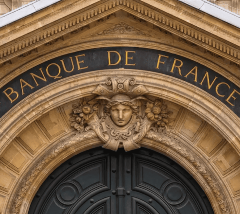 Frontis del Banco de Francia