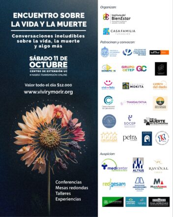 Afiche del encuentro sobre la Vida y la Muerte.