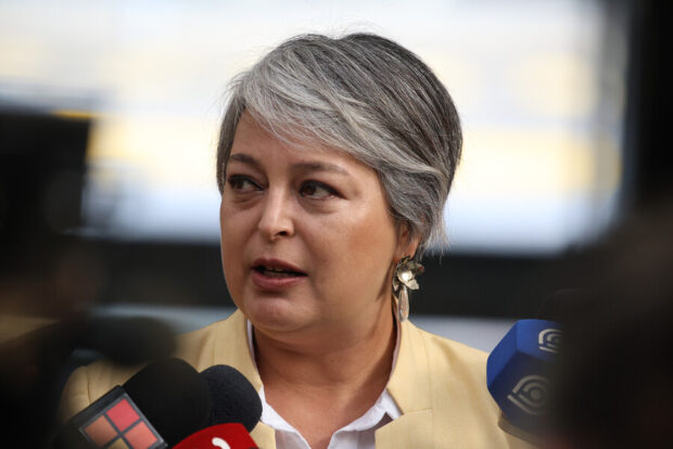 Candidata presidencial del pacto Unidad por Chile, Jeannette Jara.