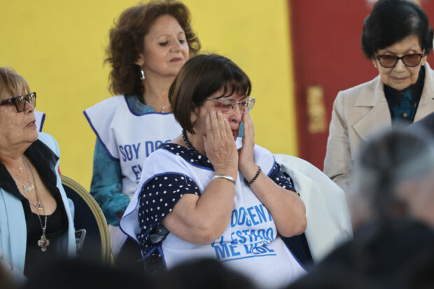 Acto por el pago de la deuda histórica.