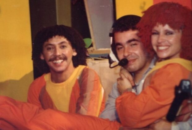 Don Carter durante sus primeros años trabajando en televisión.