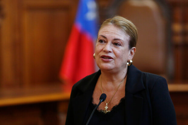 Exministra de la Corte Suprema, Angela Vivanco.