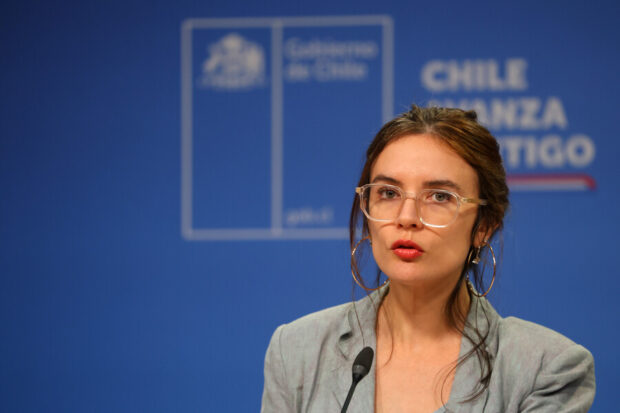 Punto de prensa de la vocera de La Moneda, Camila Vallejo.