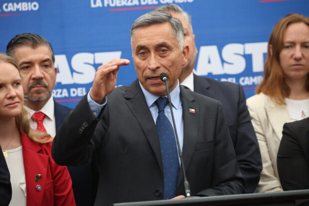 Punto de prensa el senador electo por la Región del Maule, Cristián Vial. 