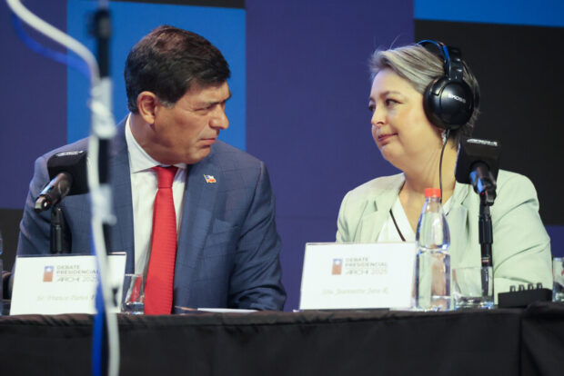 Franco Parisi y Jeannette Jara