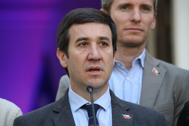 Punto de prensa del diputado y presidente de la UDI, Guillermo Ramírez.