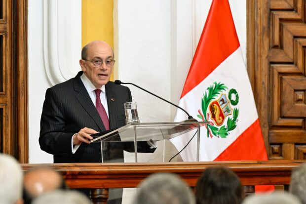 Hugo de Zela, Cancíller del Perú. Vía X@CancilleriaPeru