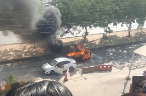 Imágenes del atentado en la cápital, Islamabad, frente a un juzgado. Vía X@Iam_MKharaud