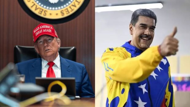 Nicolás Maduro y Donald Trump.