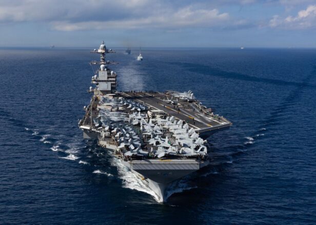 El portaviones USS Gerald R. Ford.