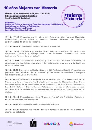 programacion mujeres con memoria 2025