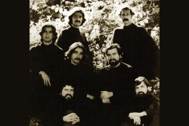 Quilapayún, histórica banda de la Nueva Canción Chilena.
