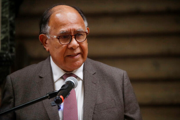 El ministro de la Corte Suprema, Diego Simpertigue. 