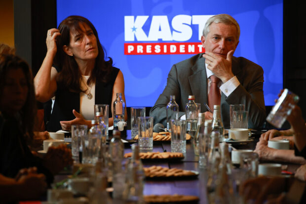 José Antonio Kast y su esposa, María Pía Adriasola.