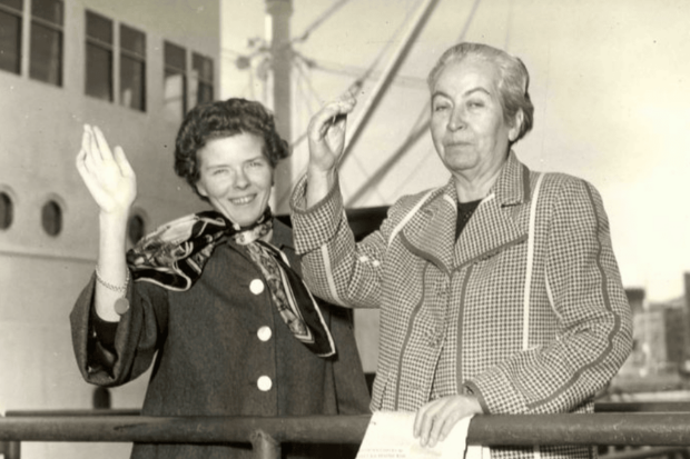 Gabriela Mistral y Doris Dana.
