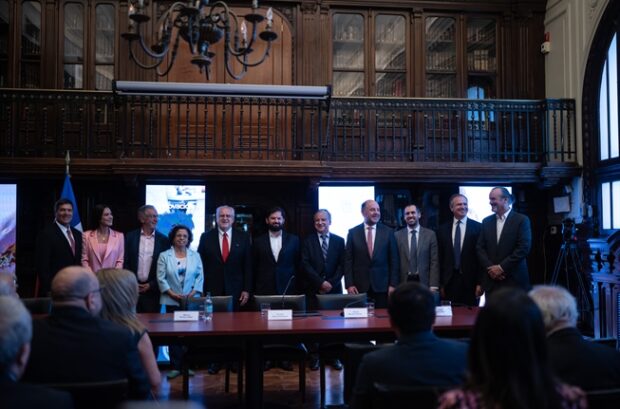 Se crea la empresa público-privada para la producción del litio en el Salar de Atacama NovoAndino. Foto: Gobierno de Chile. 