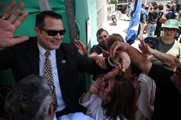 Lectura de veredicto en juicio oral contra el ex Carabineros, Claudio Crespo, acusado en las indagatorias del caso de Gustavo Gatica. Jonnathan Oyarzun/Aton Chile.