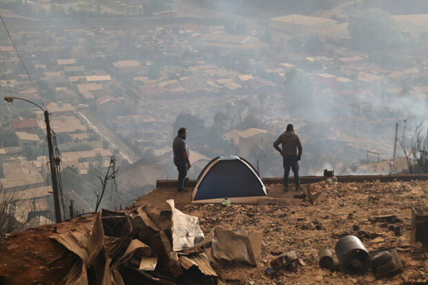Afectación de Penco tras incendio.