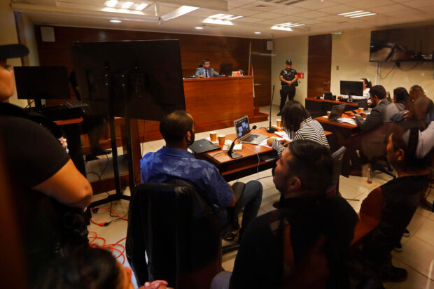 Control de detención de los hermanos Troncoso Chuñil y el exyerno de Julia Chuñil, en el Juzgado de Garantía de Los Lagos.