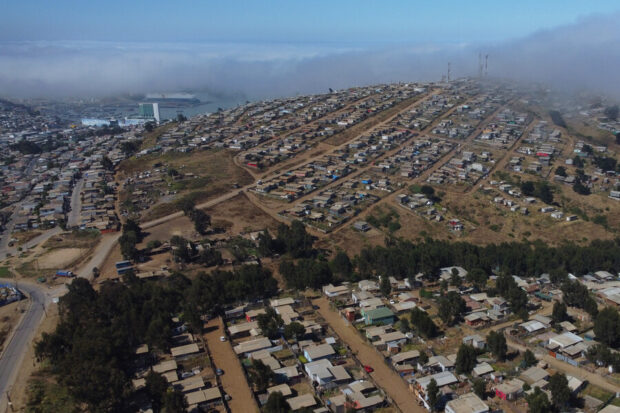 Vista aérea de la megatoma de San Antonio.