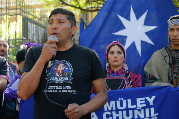 Pablo San Martín Chuñil, hijo de Julia Chuñil.