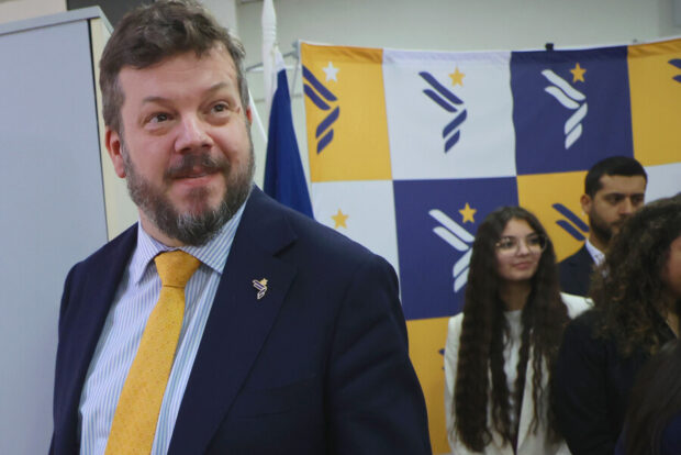Presidente del Partido Nacional Libertario, Johannes Kaiser. Aton Chile.