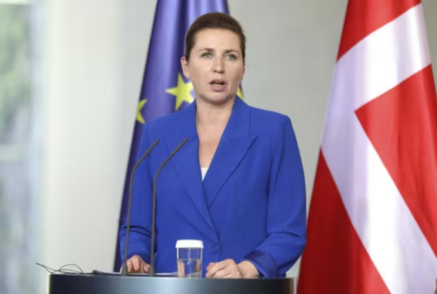 Primera ministra de Dinamarca, Mette Frederiksen.