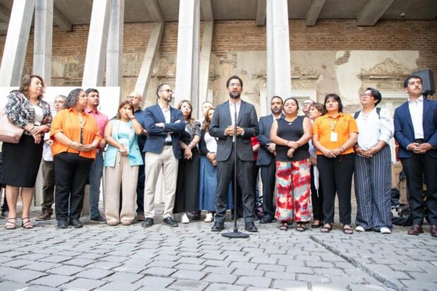 Ministro del Trabajo Giorgio Boccardo anuncia el ingreso del Proyecto de Negociación Colectiva Multinivel.