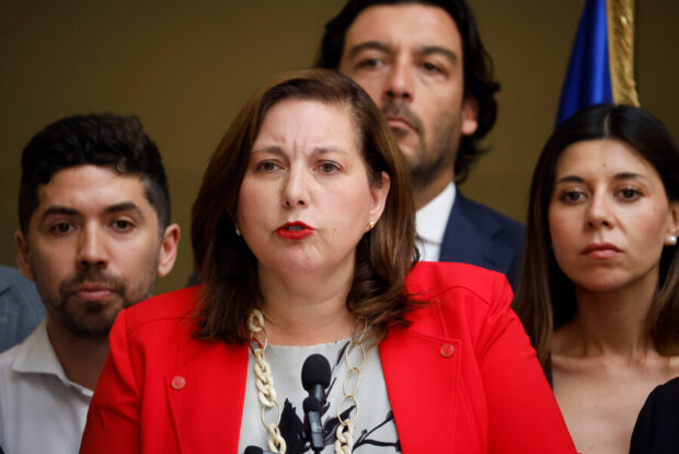 Presidenta del Partido Socialista, Paulina Vodanovic.