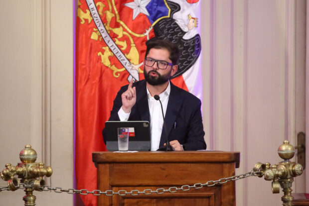 Presidente Gabriel Boric da discurso en Congreso Futuro 2026. Jonnathan Oyarzun/Aton Chile 