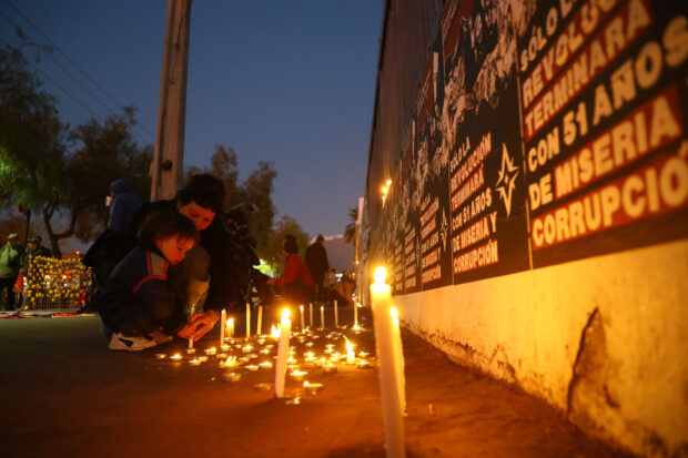 Velatón 51 años del golpe militar. Marcelo Hernandez/Aton Chile