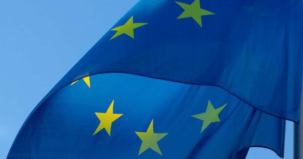 European Union flag. Free public domain CC0 photo.