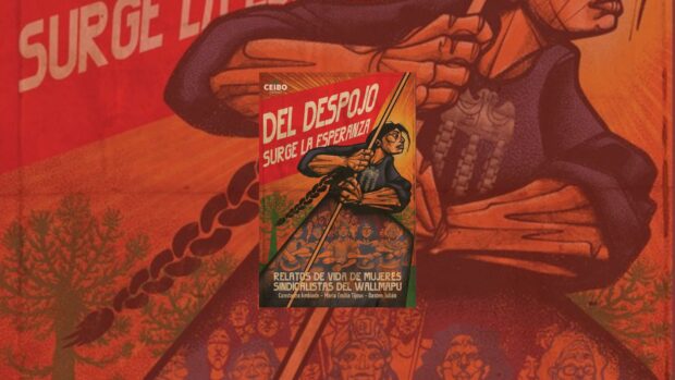 Portada libro "Del Despojo Surge la Esperanza", de Constanza Ambino, María Emilia Tijoux y Dasten Julián.