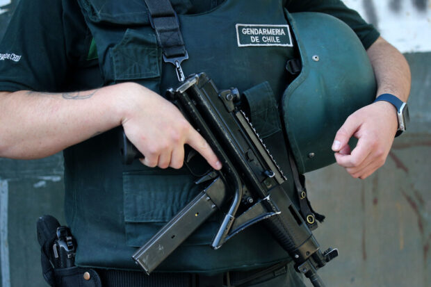 Gendarmeria de Chile. Foto: Javier Salvo/Aton Chile.