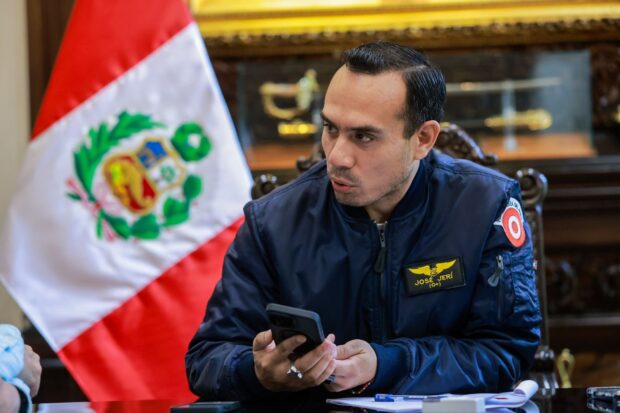 Expresidente de Perú, José Jerí, destituido por el Congreso Nacional. Foto: Agencia Aton.