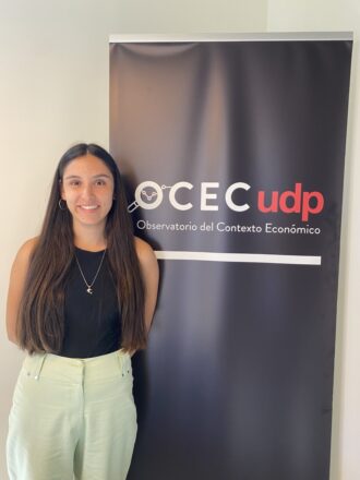 Valentina Apablaza, Investigadora del Observatorio del Contexto Económico de la Universidad Diego Portales (OCEC UDP). Foto: OCEC UDP.