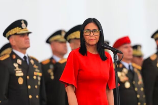 La presidenta encargada de Venezuela, Delcy Rodríguez.