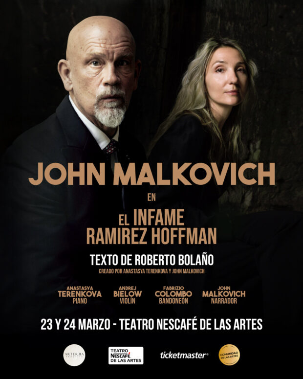 Afiche de la obra "El infame Ramírez Hoffman".