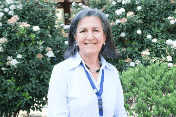 Retrato de la futura ministra de Salud, May Chomalí.