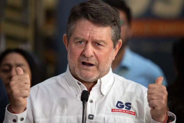 El gobernador de la Región Metropolitana, Claudio Orrego, se refiere al rechazo de su desafuero por el caso ProCultura. Foto: Luis Hidalgo/Aton Chile.