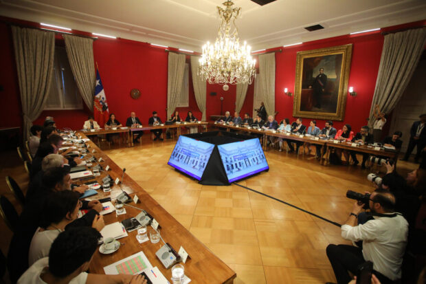 Ministros en el último Consejo de Gabinete.