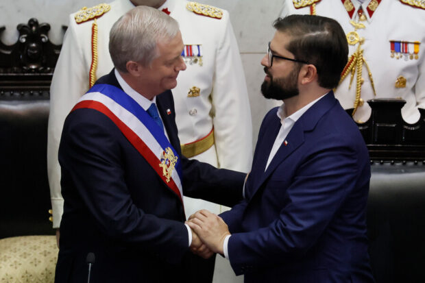 José Antonio Kast asume como nuevo Presidente de la Republica de Chile en la ceremonia de cambio de mando presidencial, realizada en el Salon de Honor del Congreso Nacional.
