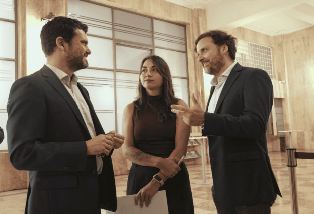 Jaime Bassa, Constanza Schonhaut e Ignacio Achurra