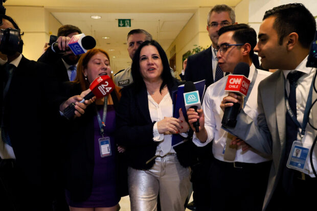 Ministra de Seguridad, Trinidad Steinert. Foto Aton.