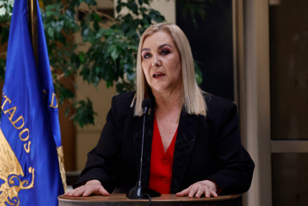 Punto de prensa de la diputada Pamela Jiles (PDG).