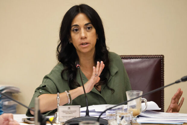 La senadora de Renovación Nacional y presidenta del Senado, Paulina Núñez.