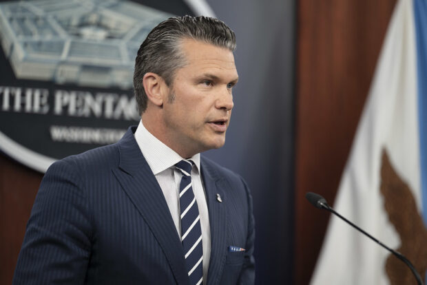 Pete Hegseth, jefe del Pentágono.