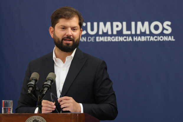 Presidente Gabriel Boric. 
